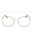 0RHL 00 - GOLD BLACK/Clear demo lens