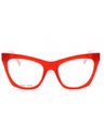092Y 00 - Red Pink / Clear Lens