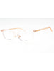 733 - Peach / Clear Lens
