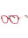 0LHF 00 - Frosted Burgundy/Clear demo lens