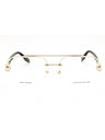 006J 00 - GOLD HAVANA/Clear demo lens