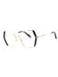 0RHL 00 - Black/Gold/Clear demo lens