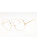 024S 00 - Gold White/Clear demo lens