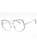 0GME 00 - Palladium Silver/Purple/Clear demo lens