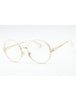 024S 00 - White/Gold/Clear demo lens