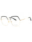 0RHL 00 - GOLD BLACK/Clear demo lens