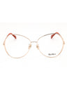 028 - shiny rose gold/clear demo lens