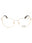 032 - pale gold/clear demo lens
