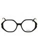 001 - shiny black/clear demo lens