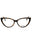 052 - dark havana/clear demo lens