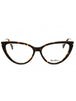 052 - dark havana/clear demo lens
