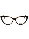 052 - dark havana/clear demo lens