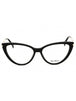 001 - shiny black/clear demo lens