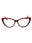 066 - shiny red/clear demo lens