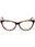 052 - dark havana/clear demo lens