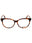 052 - dark havana/clear demo lens
