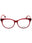 066 - shiny red/clear demo lens