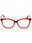 066 - shiny red/clear demo lens