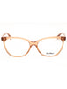 045 - shiny light brown/clear demo lens