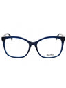 090 - shiny blue/clear demo lens