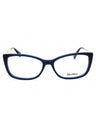 090 - shiny blue/clear demo lens