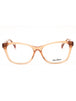 045 - shiny light brown/clear demo lens