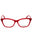 066 - shiny red/clear demo lens