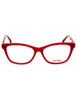 066 - shiny red/clear demo lens