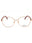 034 - shiny light bronze/clear demo lens