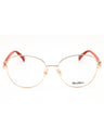 028 - shiny rose gold/clear demo lens
