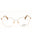 032 - pale gold/clear demo lens