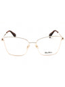028 - shiny rose gold/clear demo lens