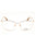032 - pale gold/Clear demo lens