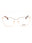 028 - shiny rose gold/Clear demo lens