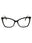 001 - shiny black/clear demo lens