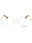 032 - pale gold/Clear demo lens
