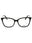 001 - shiny black/clear demo lens