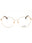 032 - pale gold/clear demo lens