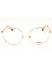 033 - pink gold/clear demo lens