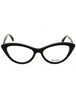 001 - shiny black/clear demo lens