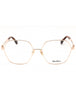 028 - shiny rose gold/clear demo lens