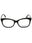001 - shiny black/clear demo lens