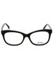 001 - shiny black/clear demo lens