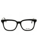 001 - shiny black/clear demo lens