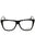 001 - shiny black/clear demo lens