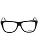 001 - shiny black/clear demo lens