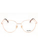033 - pink gold/clear demo lens