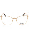028 - shiny rose gold/Clear demo lens