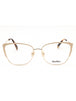 028 - shiny rose gold/clear demo lens
