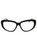 001 - shiny black/clear demo lens